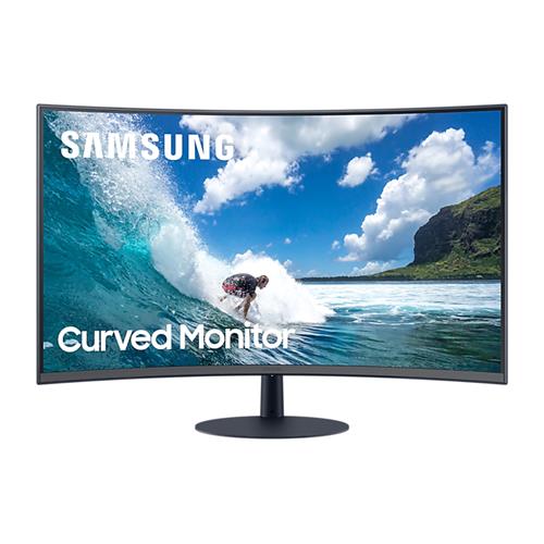 Samsung C27T550FDR 68.6 cm (27") 1920 x 1080 pixels Full HD Blue Grey