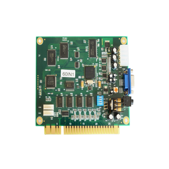 Classic 60-in-1 Vertical Multi Arcade Game JAMMA PCB Board CGA/VGA Output