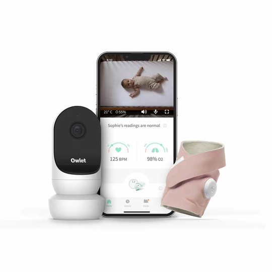 Owlet Monitor Duo: Smart Sock 3 + Cam 2 / Dusty Rose