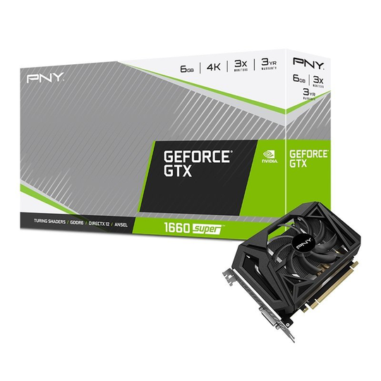 PNY GeForce GTX 1660 SUPER 6GB Graphics Card