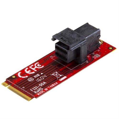 StarTech.com U.2 (SFF-8643) to M.2 PCI Express 3.0 x4 Host Adapter Card for 2.5 U.2 NVMe SSD