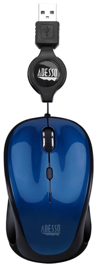 Adesso iMouse S8L USB Illuminated Retractable Mini Mouse