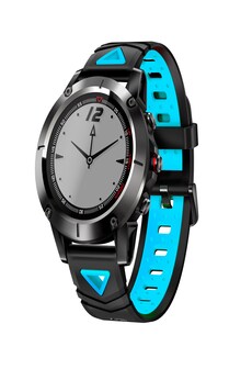 Blue Smart Sports Watch Built-in GPS Fitness Tracker IP68 Waterproof Heart Rate Monitor for Men and Women