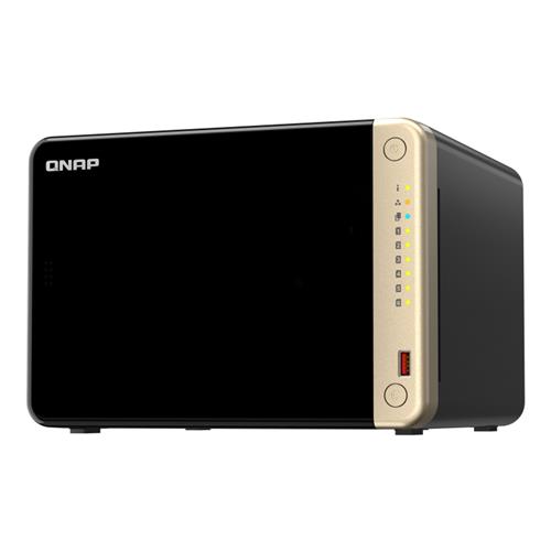 QNAP TS-664-4G NAS/storage server Tower Ethernet LAN Black