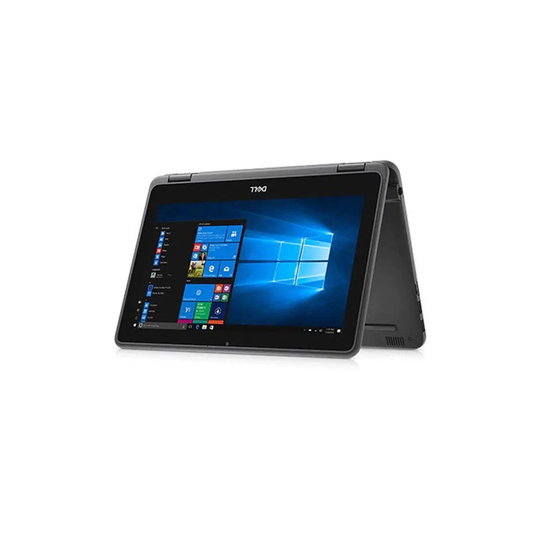 Refurb Dell Latitude 3190 2-in-1 11.6" Laptop/Tablet + Office 365 + Bag, Mouse & Bulldog AV - Graphite Black