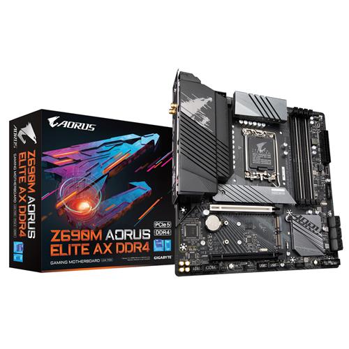 Gigabyte Z690M AORUS ELITE AX DDR4 Intel Z690 LGA 1700 micro ATX