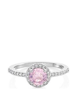 Buckley London The Carat Collection - Pink Halo Ring
