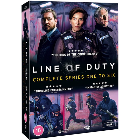 Line of Duty - Series 1-6 Complete Box Set (DVD)