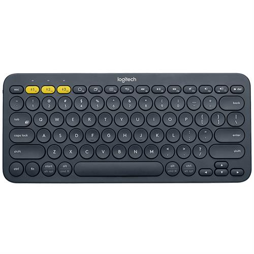 Logitech K380 Multi-Device Bluetooth Keyboard Grey Russian