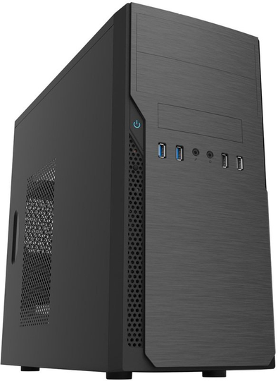 CiT Classic Black Micro ATX Case 500w PSU