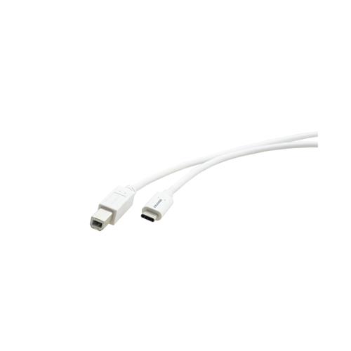 Kramer Electronics C-USB/CB-6 USB cable 1.8 m USB 2.0 USB C USB B White
