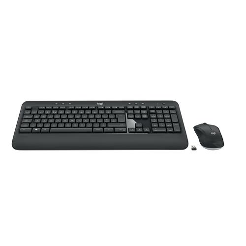 Logitech MK540 Advanced keyboard RF Wireless QWERTY Nordic Black White