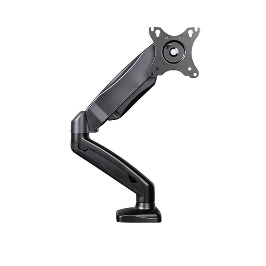 EXDISPLAY Xenta Single Aluminium Swivel Monitor Arm for 17" - 27" Display