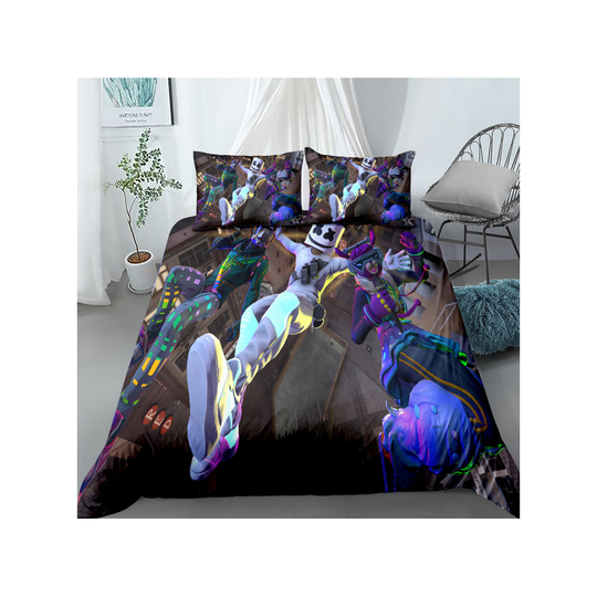 (Style 25, Single) Fortnite Bedding Single Double Duvet Cover GIFT