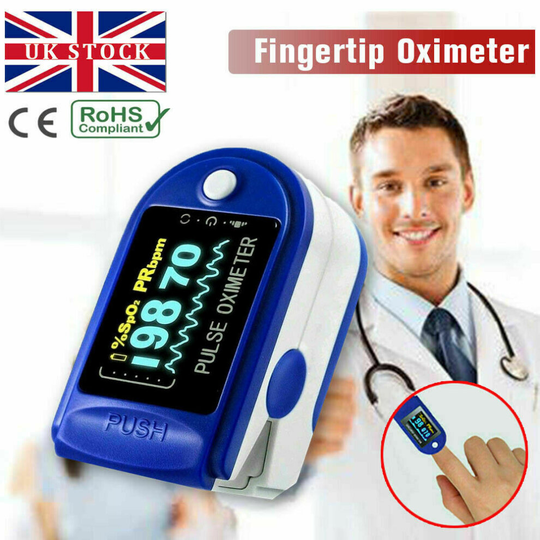 Fingertip Pulse Oximeter Blood Oxygen Saturation SpO2 Finger PR Monitor