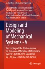 Design and Modeling of Mechanical Systems - V