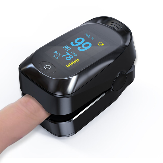 Fingertip Pulse Oximeter - Oxygen Saturation Meter Spo2 - Pr Blood Monitor