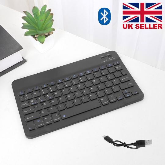 Rechargeable Wireless Bluetooth Keyboard For IOS Android PC Windows
