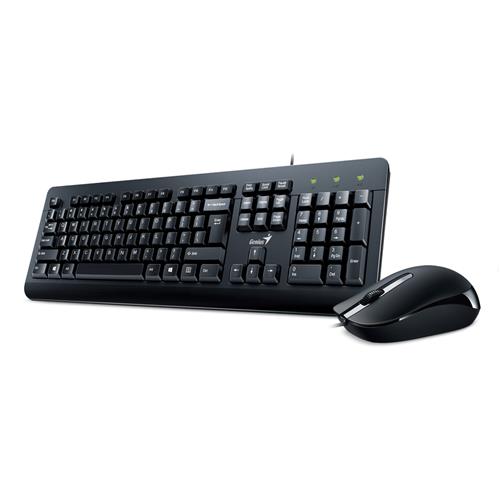 Genius KM-160 keyboard Mouse included USB Black