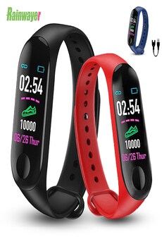 M3 Pro Smart Bracelet for Fitness with Heart Rate Functionality - Black