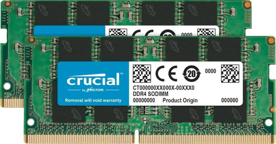 Crucial 32GB Kit (2 x 16GB) DDR4-3200 Sodimm