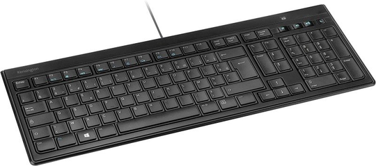 Kensington Black Advance Fit Full-Size Slim Keyboard
