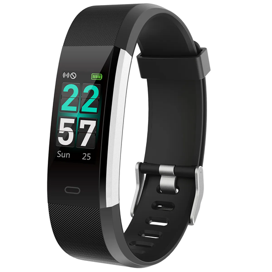 Aquarius Fitness tracker with Heart Rate/Colour Screen - Black