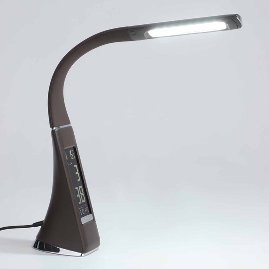 (Brown) Reading Bedside Lamp LED Table Lamp