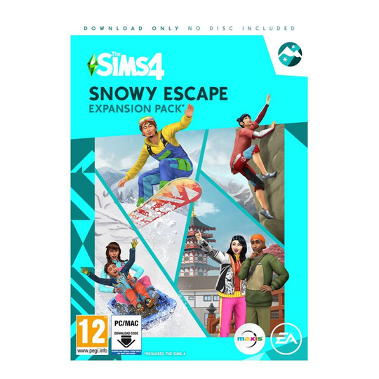 The Sims 4: Snowy Escape Expansion Pack PC/MAC (CODE IN A BOX)
