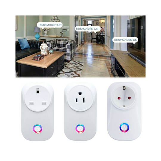WiFi Smart UK Plugs Sockets Outlet Remote Control With Amazon Alexa Google Home