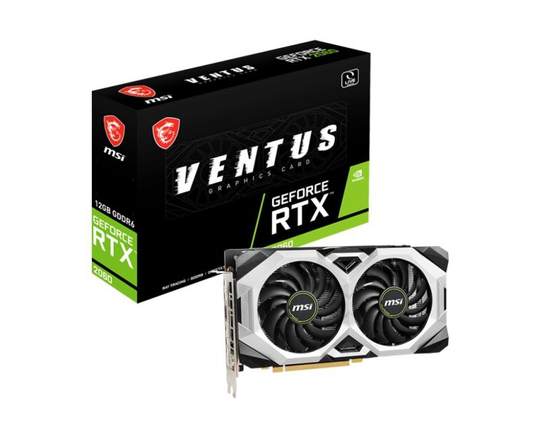 Msi GeForce Rtx 2060 12GB Ventus Graphics Card
