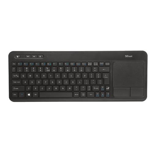 Trust VEZA WIRELESS TOUCHPAD keyboard RF Wireless QWERTY English Black