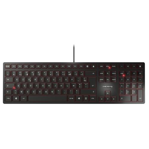 CHERRY KC 6000 Slim keyboard USB AZERTY French Black