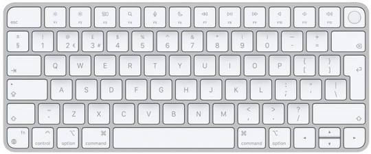 Apple Magic Wireless Keyboard with Touch ID for Mac models with Apple silicon - UK Layout