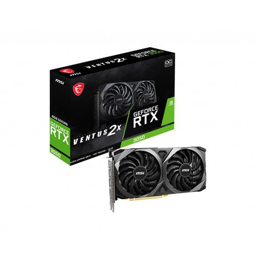 MSI GeForce RTX 3050 VENTUS 2X 8G OC NVIDIA 8 GB GDDR6
