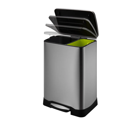 EKO Neo-Cube 28+18L Recycling Bin - Matte Grey