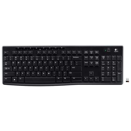 Logitech Wireless K270 keyboard RF Wireless QWERTZ Swiss Black