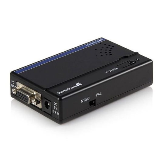 StarTech.com VGA to RCA Adapter - 1600 x 1200 - PC to TV Converter