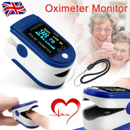Pulse Oximeter Fingertip Blood Pressure Monitor