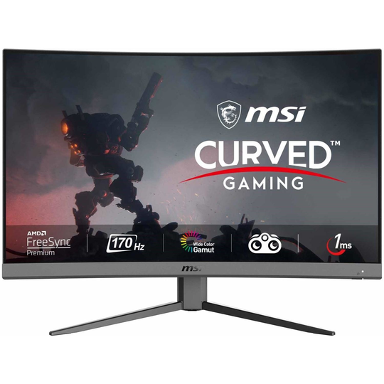 MSI G32C4 E2 23.8 Full HD 170Hz 1ms Freesync Curved Gaming Monitor