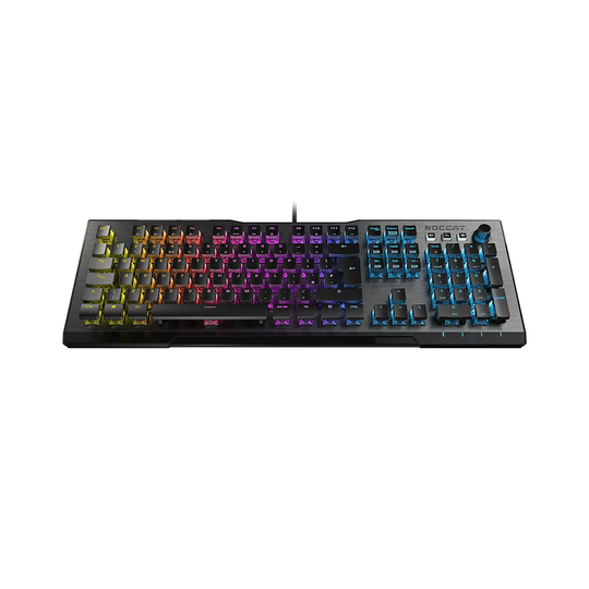 Roccat Vulcan 100 AIMO RGB Mechanical Gaming Keyboard Tactile Brown Switch UK Layout EU Packaging