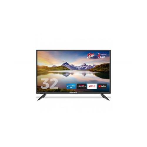 32" HD Ready Smart LED TV 1080 x 768 Black 2x HDMI and 1x USB VESA Wall Mount 100 x 100mm