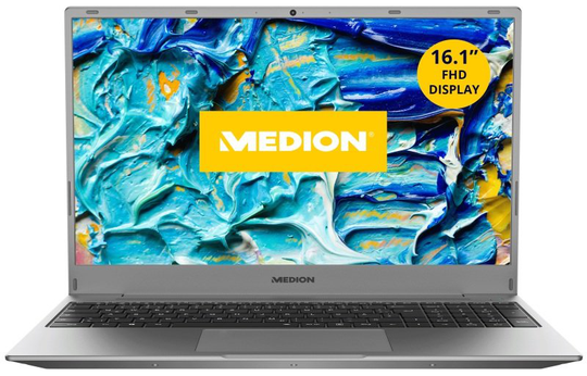 Medion Akoya E16401, Intel Core i5-1135G7, 8GB RAM, 512GB SSD, 16.1" Full HD, Intel Iris Xe, Windows 10 Home Laptop