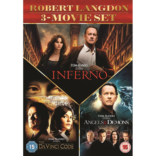 Inferno, Angels and Demons and The Da Vinci Code [2016] (DVD)