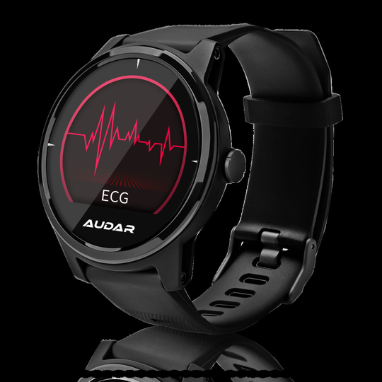 Audar E1 - Smart Watch and Fitness Tracker - Heart Rate and Blood Pressure Monit