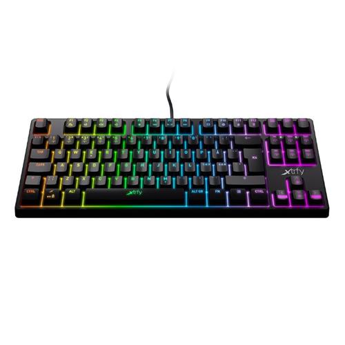 Xtrfy K4 RGB TKL keyboard USB QWERTY UK English Black