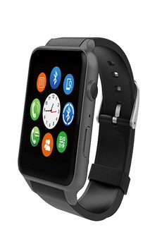 GT88 GSM Sport Smart Watch - Pedometer, Heart Rate Tracker, Bluetooth 4.0, 2.0 MP Camera - Black