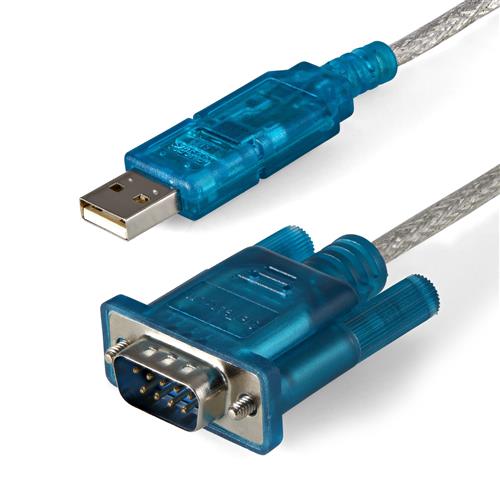 StarTech.com 3ft USB to RS232 DB9 Serial Adapter Cable - M/M