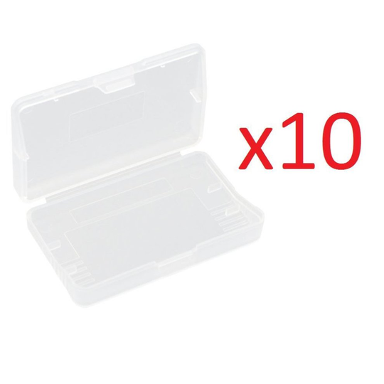 10x Game Card Case Holder Clear Box Nintendo GBA Game Boy Advance SP