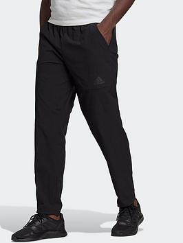 adidas Essentials Hero To Halo Woven Tracksuit Bottoms, Black, Size S, Men